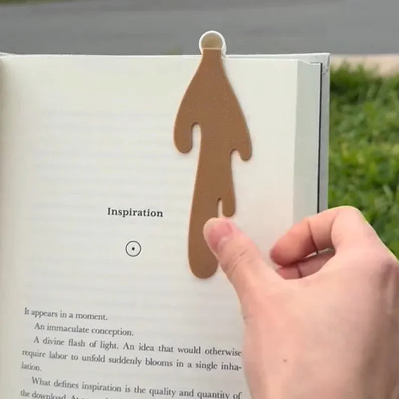 Funny “Spilled Coffee” Bookmark — Playful Page Saver