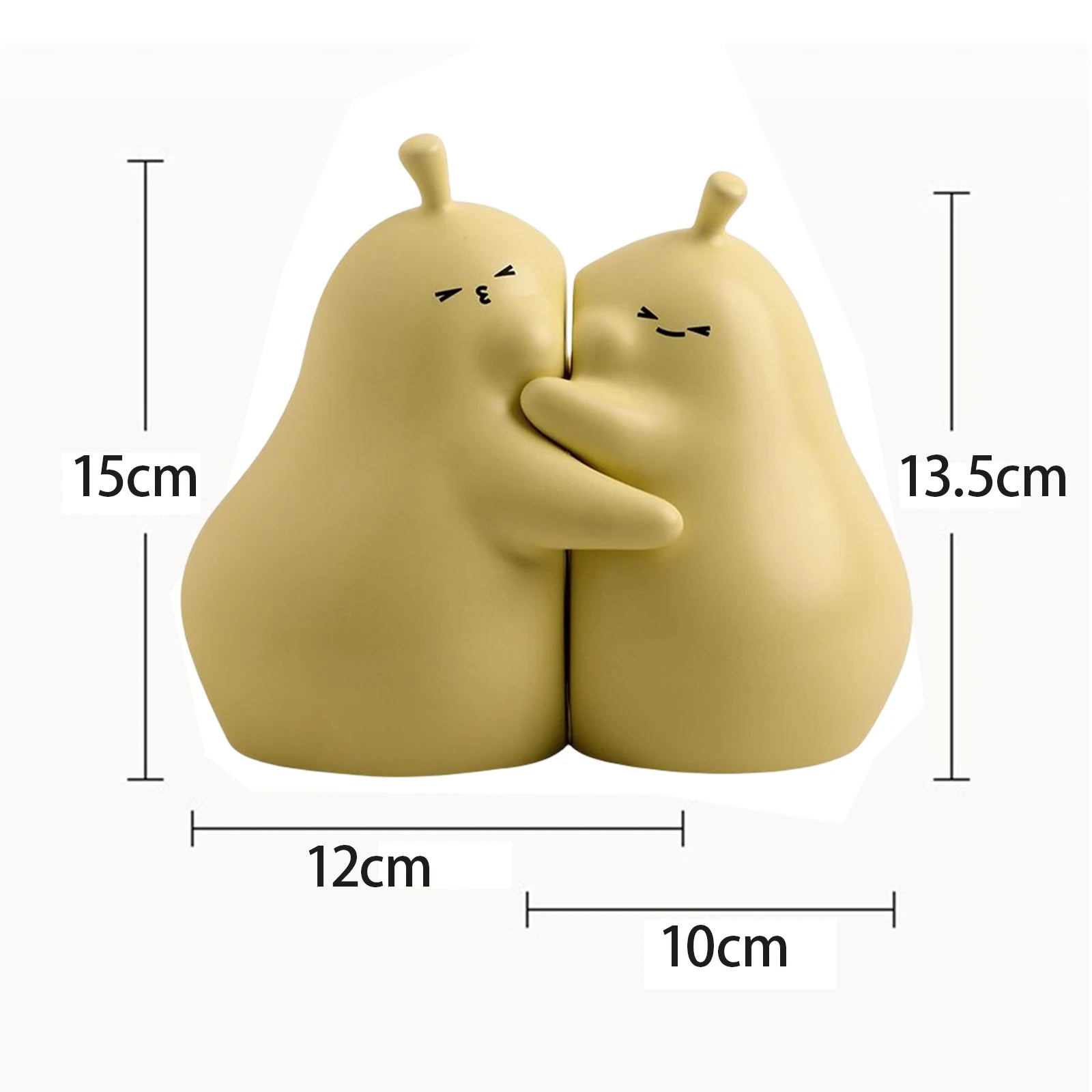Resin Rabbit Hugging Bookends — Adorable Shelf Companions