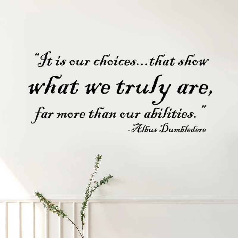 Harry Potter Inspirational Quote Wall Decal – Magic Meets Motivation!