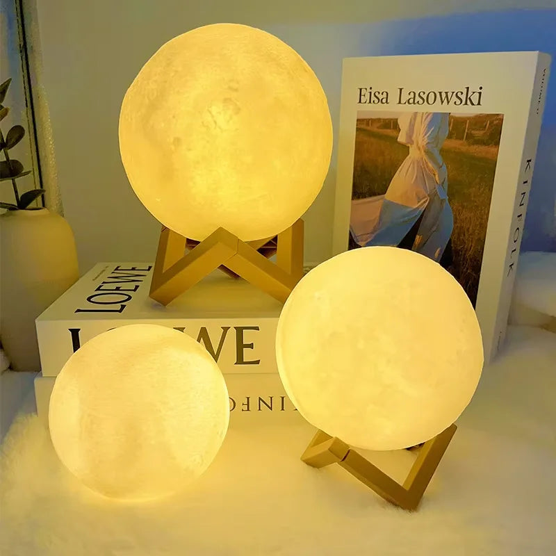 LED Moon Lamp Night Light — Magical Galaxy Glow