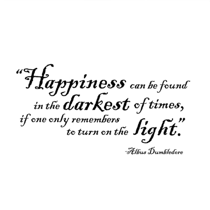 Harry Potter Inspirational Quote Wall Decal