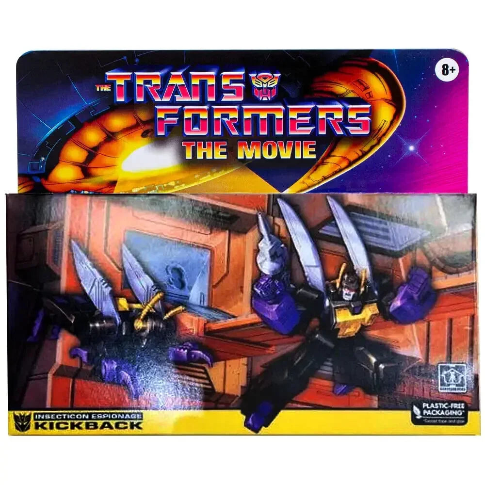 Transformers Retro G1 Movie Figures (Starscream, Hot Rod, Perceptor, Skywarp, Kickback, Shrapnel Toys)