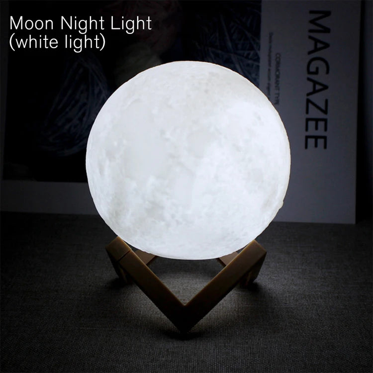 LED Moon Lamp Night Light — Magical Galaxy Glow