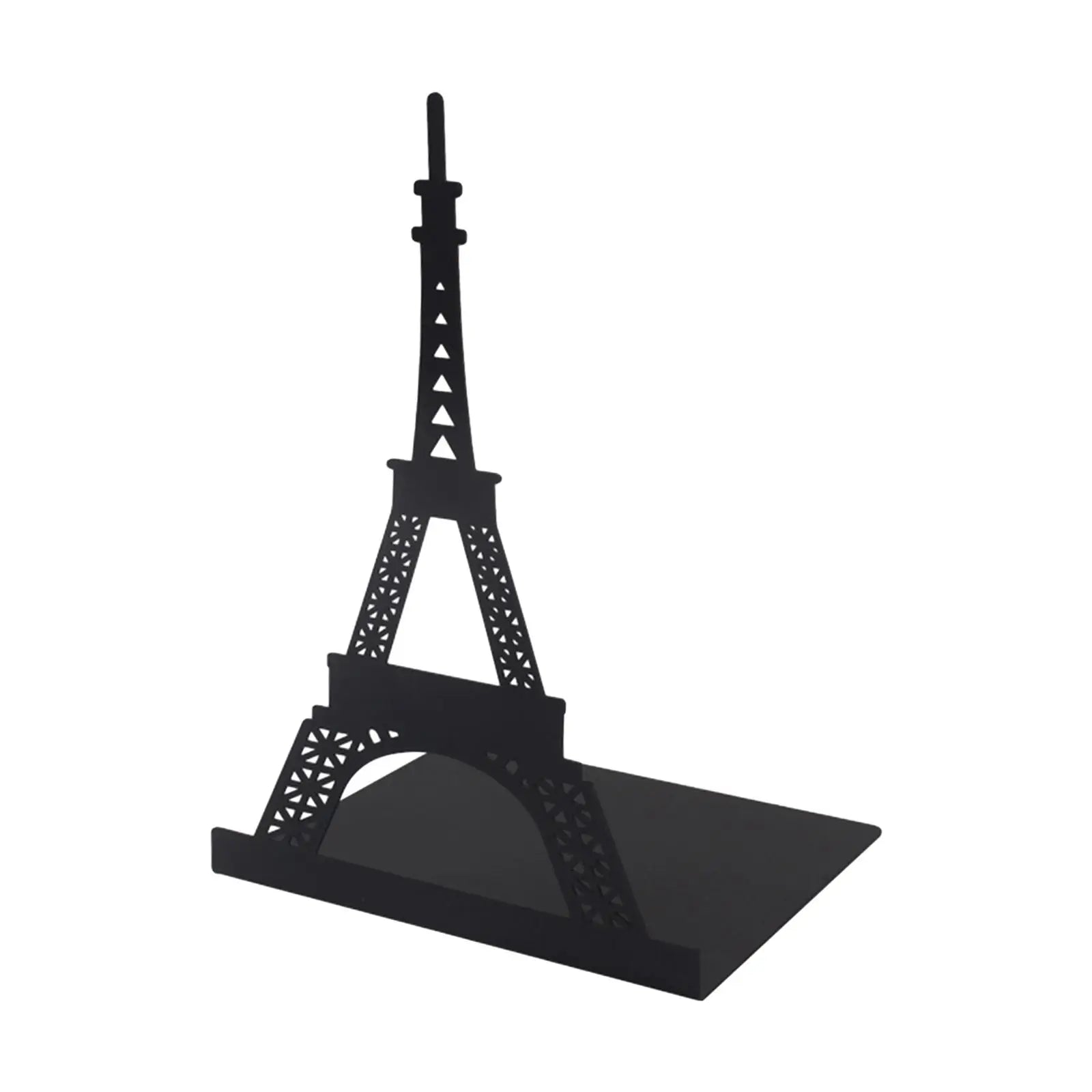 World Landmark Metal Bookends — Eiffel Tower, Statue of Liberty, Pagoda, or City Skyline