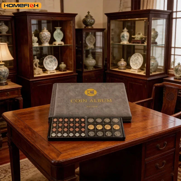 312-Pocket Coin Collection Album — Collector’s Storage & Display Binder