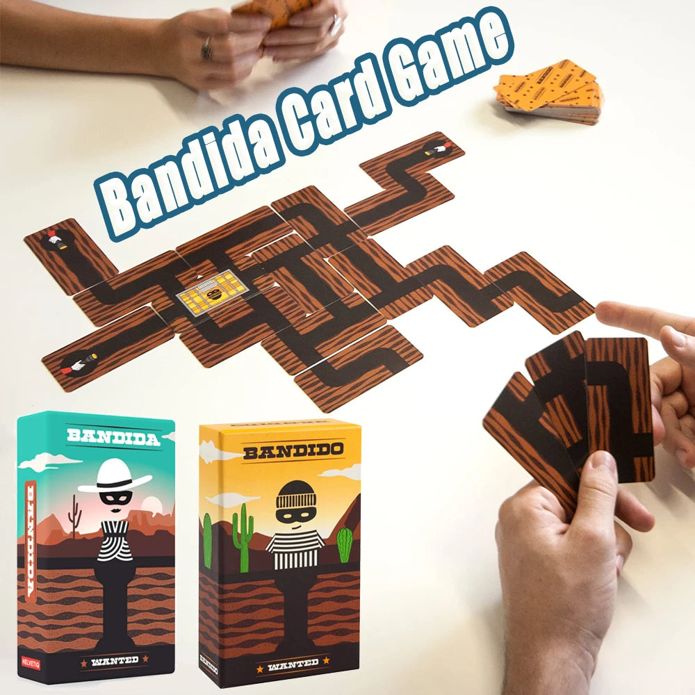 Bandido / Bandida Board Game — Cooperative Strategy Escape Adventure