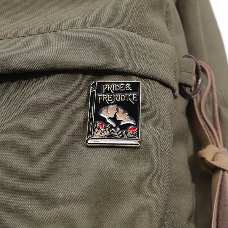 “Pride & Prejudice” Enamel Pin — Darcy & Elizabeth