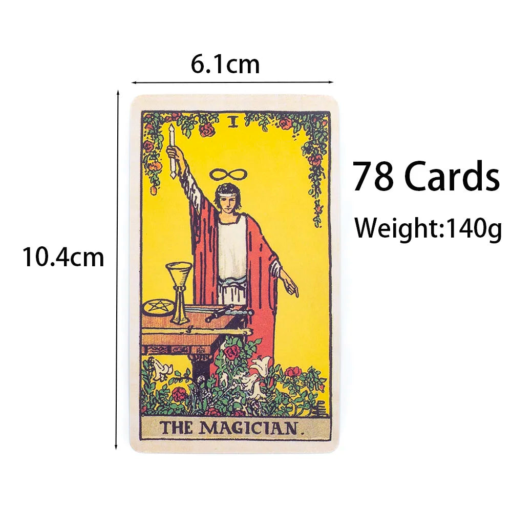 The Classic Tarot — 78-Card Illustrated Tarot Deck with Guidebook