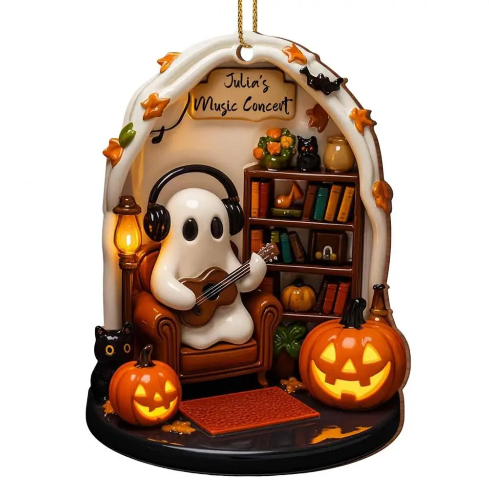 Halloween Ghost Acrylic Ornaments — Spooky-Cute Reading Décor