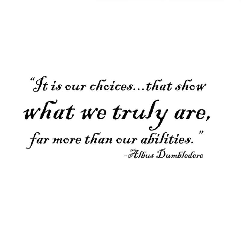 Harry Potter Inspirational Quote Wall Decal – Magic Meets Motivation!