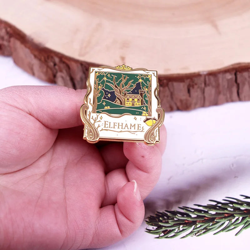 “Elfhame” Hard Enamel Pin — Fantasy-Novel Inspired