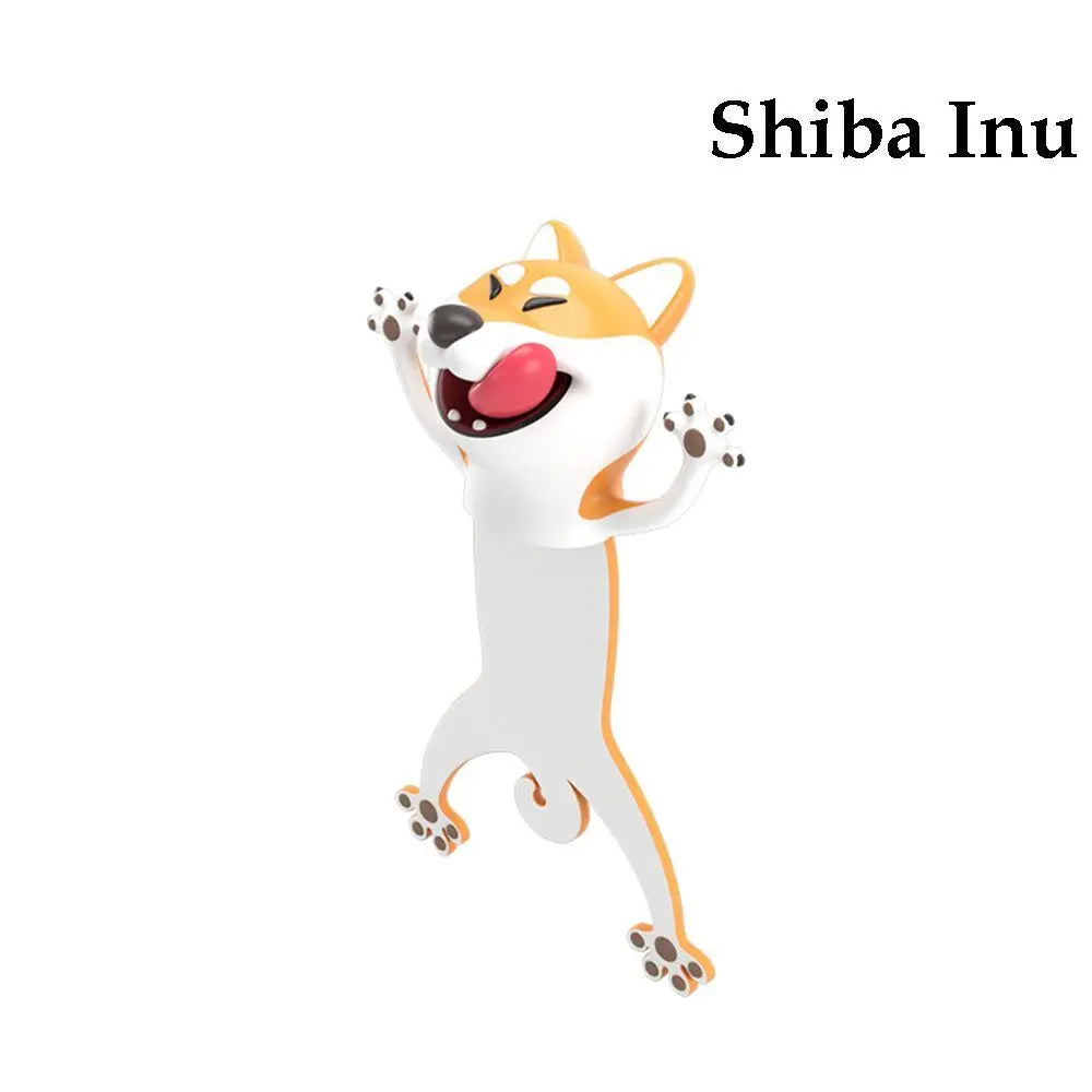 Squished Critter 3D Bookmarks — Cute Cartoon Animal Page-Savers