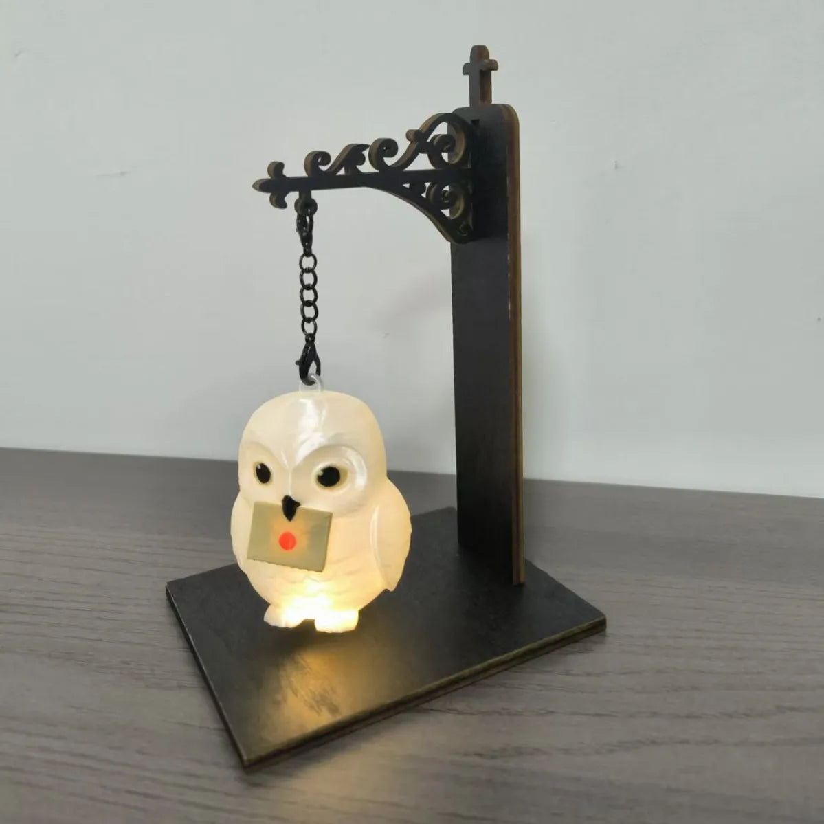 Dragon or Woodland Creature Bookshelf Lights — Decorative Bookcase Lamps & Ornaments