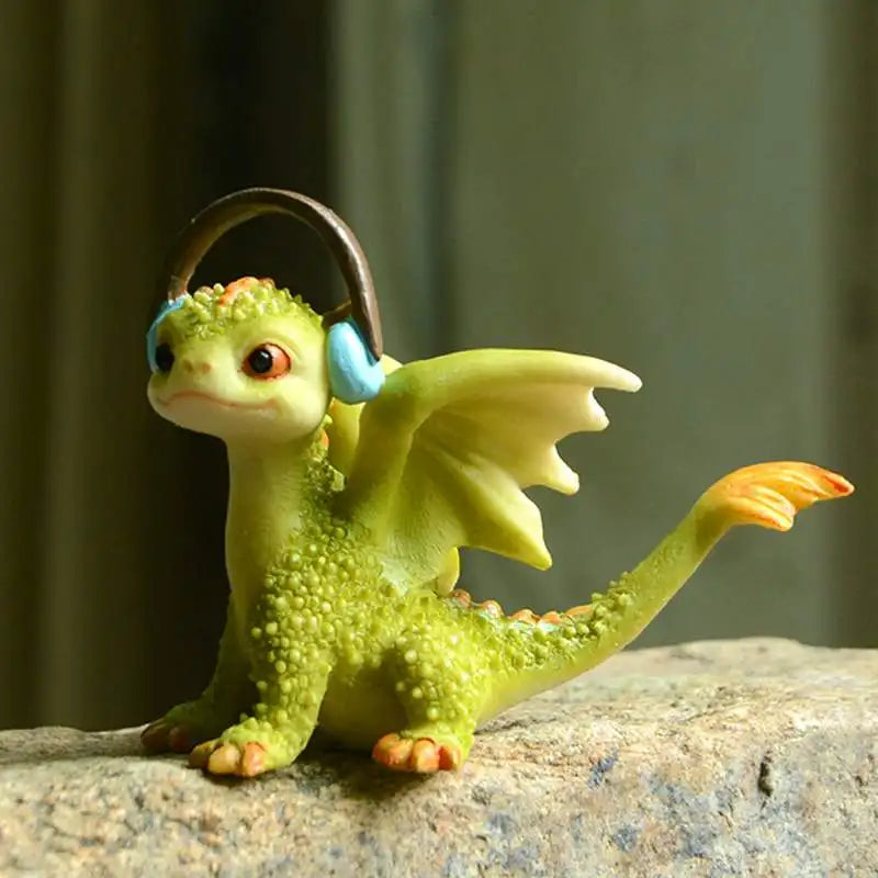 Pocket-Sized Dragons — Cute Mini Resin Dragon Figurines