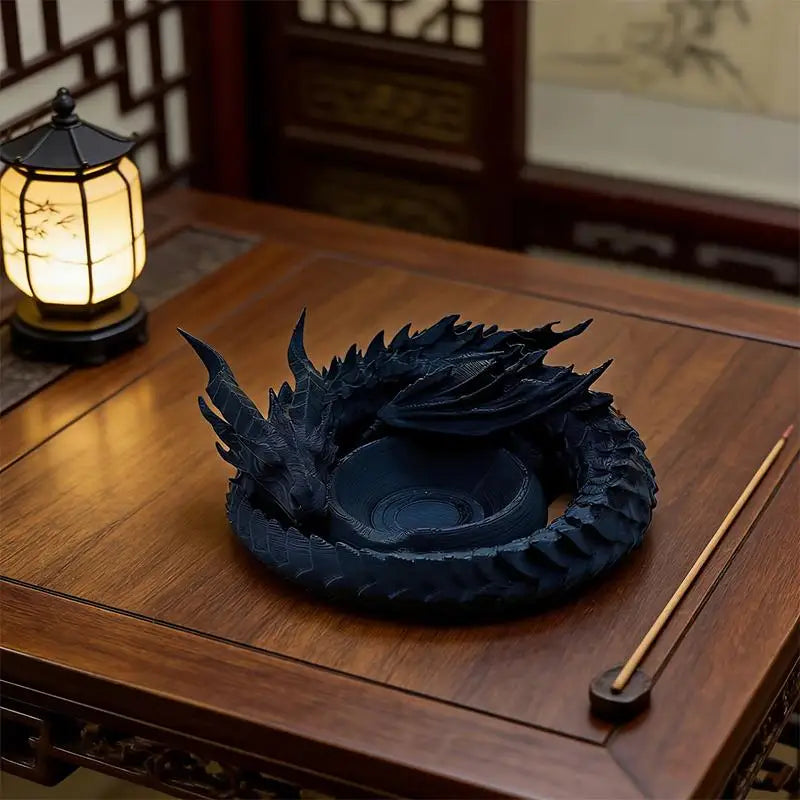 Dragon's Treasure Tray — 3D Printed Fantasy Jewellery & Trinket Holder