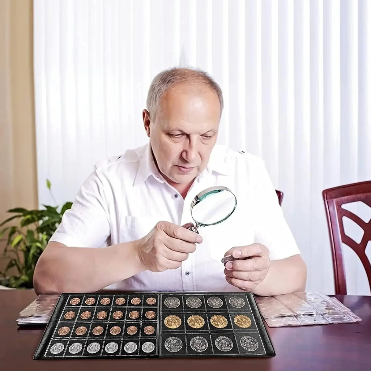 312-Pocket Coin Collection Album — Collector’s Storage & Display Binder