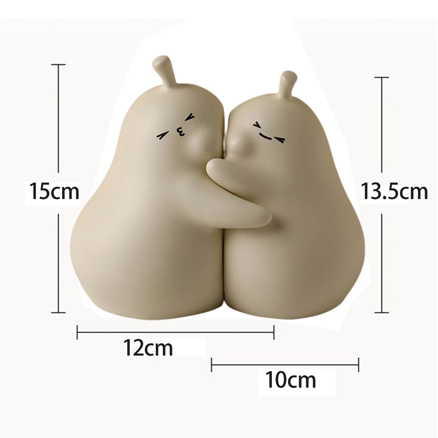 Resin Rabbit Hugging Bookends — Adorable Shelf Companions