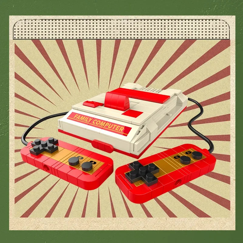 Retro Tech Building Block Mini Models