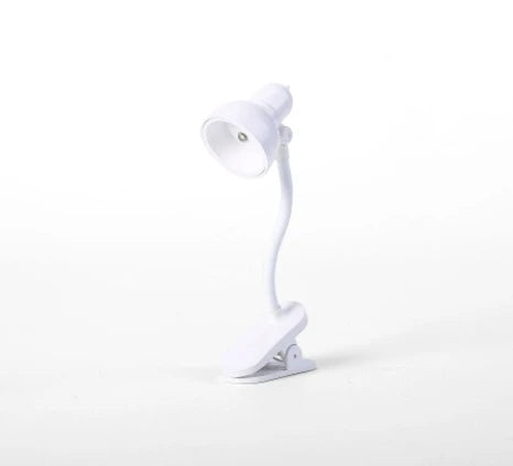 Mini Clip-On Reading Lamp — Retro Table Light Style