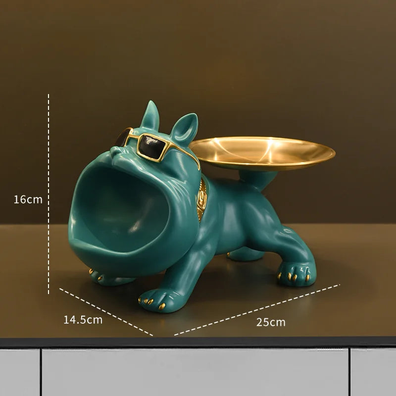 Quirky Bulldog Storage Statue — Useful storage for small items