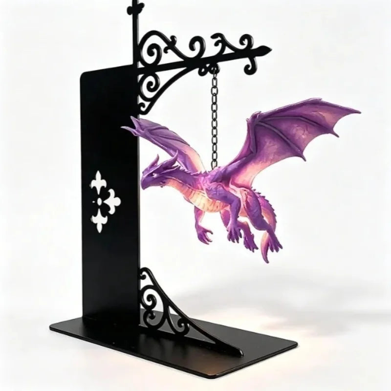 Dragon or Woodland Creature Bookshelf Lights — Decorative Bookcase Lamps & Ornaments