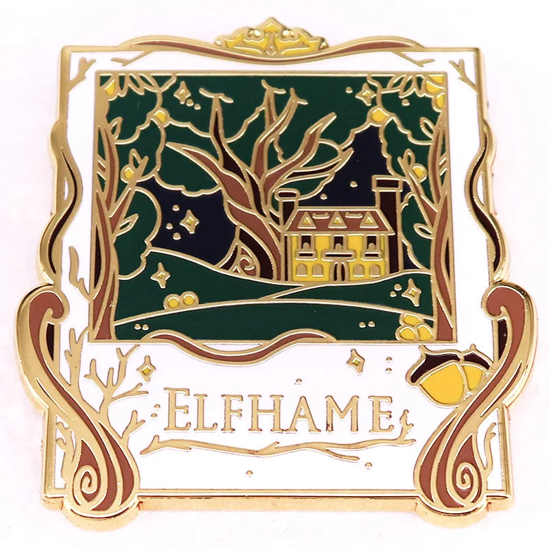 “Elfhame” Hard Enamel Pin — Fantasy-Novel Inspired