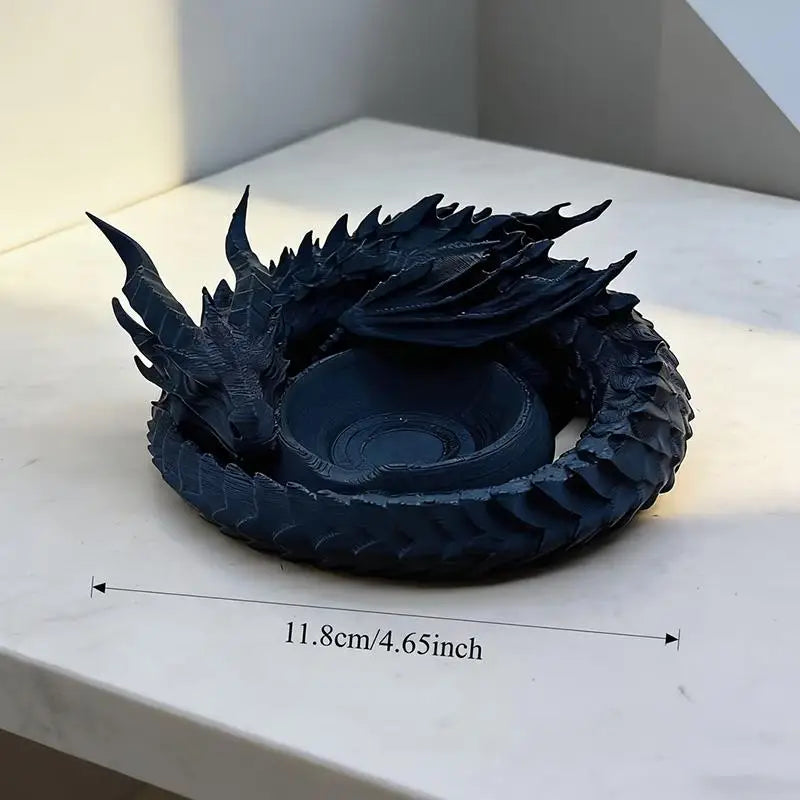 Dragon's Treasure Tray — 3D Printed Fantasy Jewellery & Trinket Holder