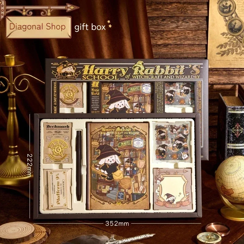 Cute Korean Handbook Stationery Gift Set — Charming Desk & Diary Essentials