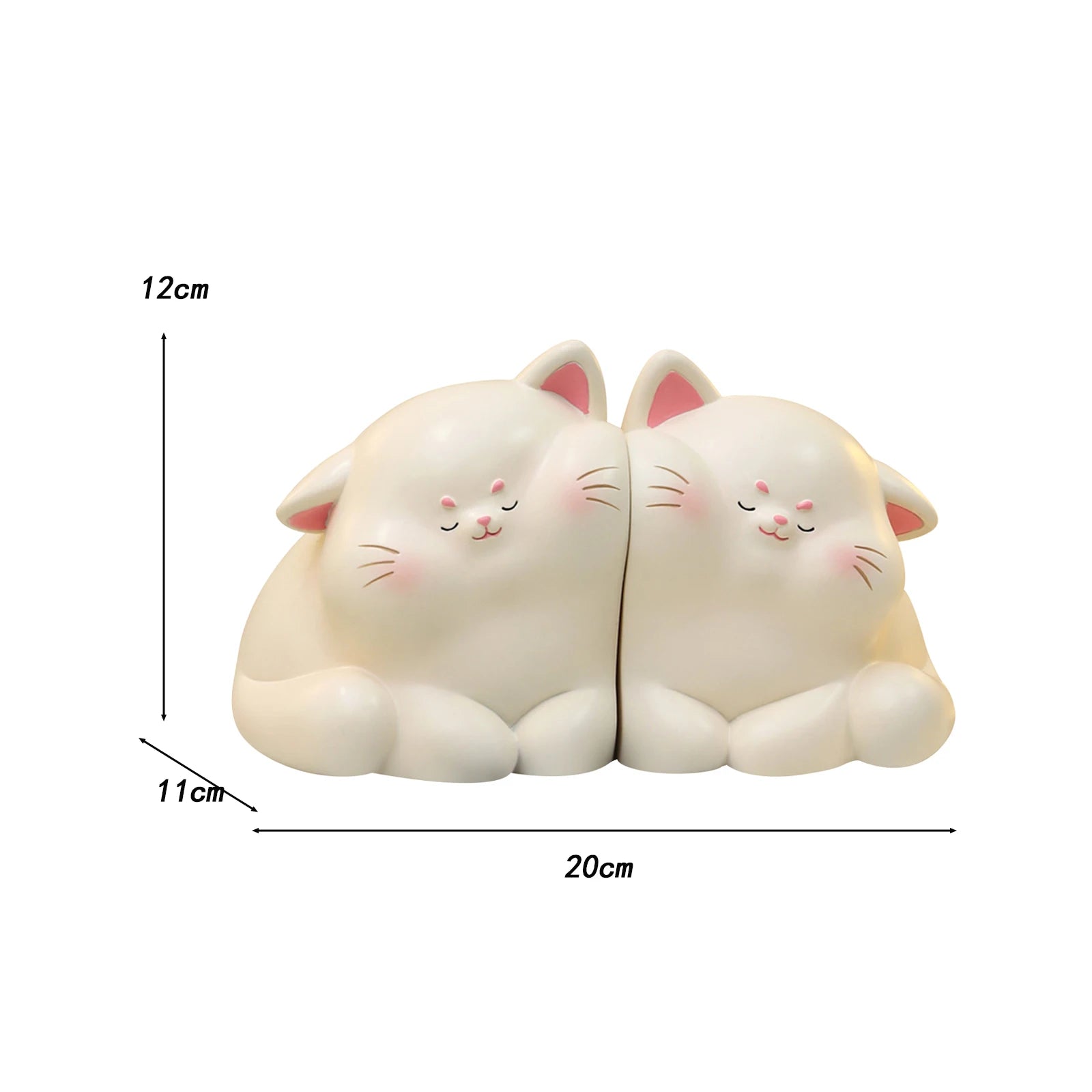 Cute Decorative Bookends - Choice of Cat, Duck, Rabbit or Banana