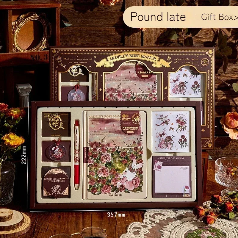 Cute Korean Handbook Stationery Gift Set — Charming Desk & Diary Essentials