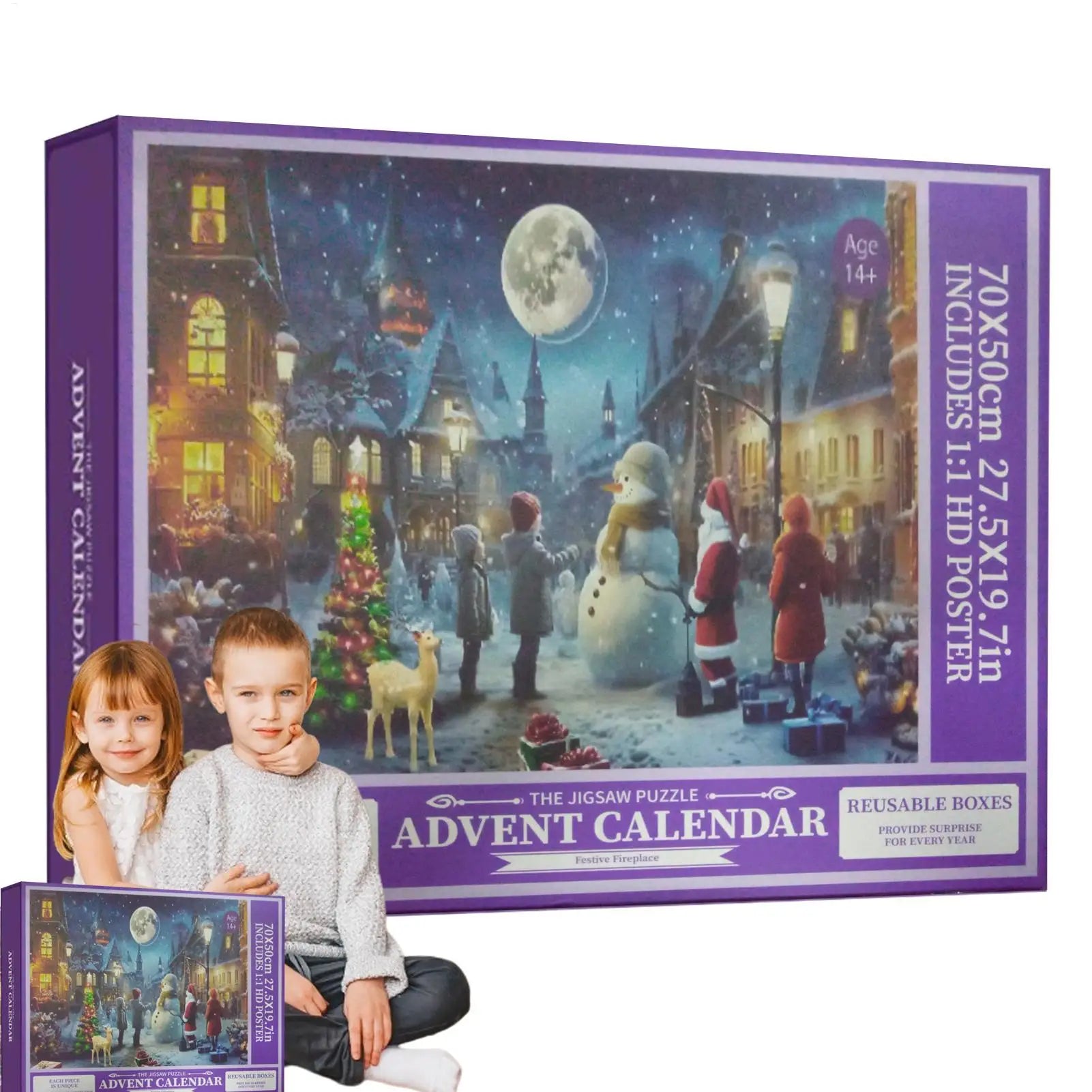 Christmas Jigsaw Puzzle Advent Calendar  – 24 Days of Puzzle Fun