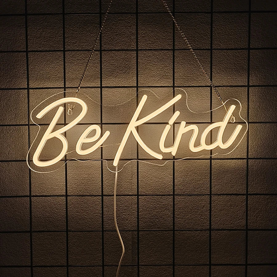 Read Books and Be Kind Neon Sign for Wall Decor, Led Signs for Bedroom Reading Room Classroom Book Party Library Decor Gifts