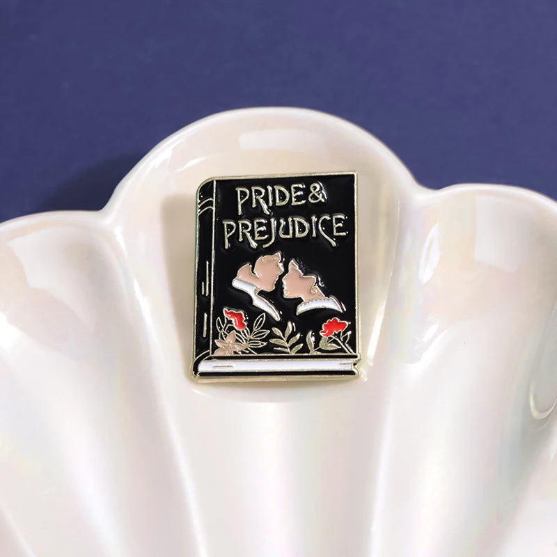 “Pride & Prejudice” Enamel Pin — Darcy & Elizabeth