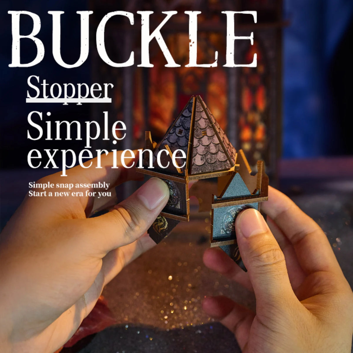Dragon's Habitat Tower — DIY Wooden Fantasy Miniature Building Kit