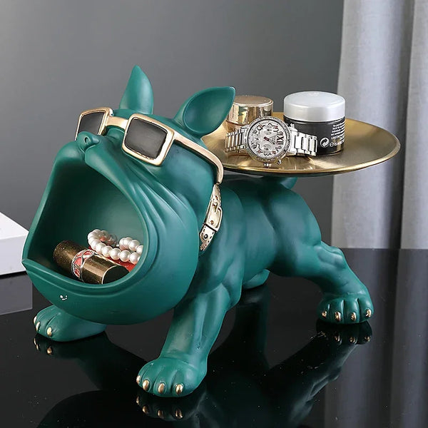 Quirky Bulldog Storage Statue — Useful storage for small items