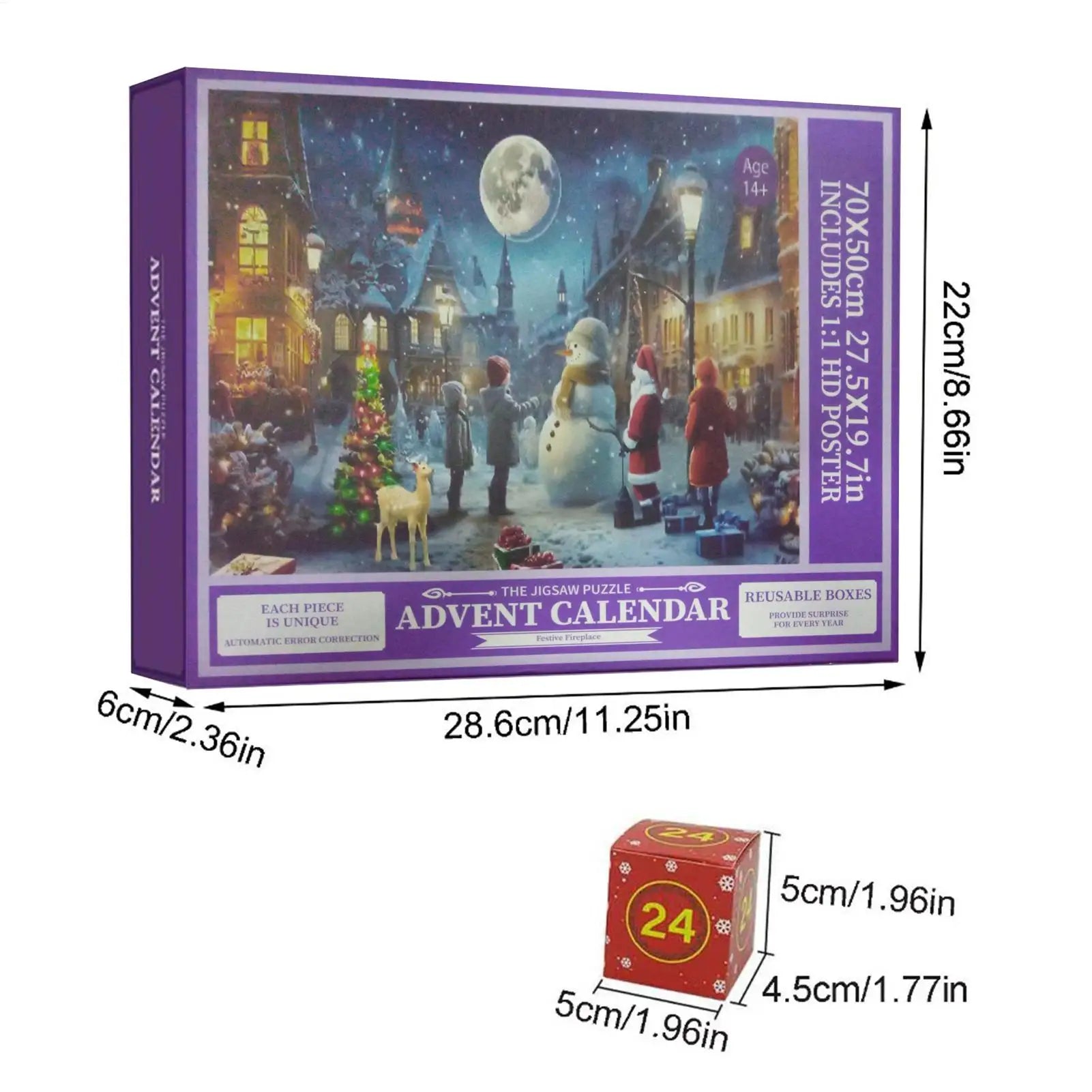 Christmas Jigsaw Puzzle Advent Calendar  – 24 Days of Puzzle Fun