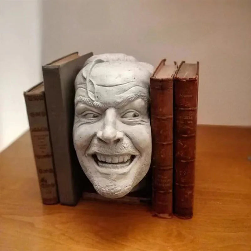 “Here’s Johnny!” Horror Shelf Decoration - Resin Book Nook Insert Inspired by The Shining