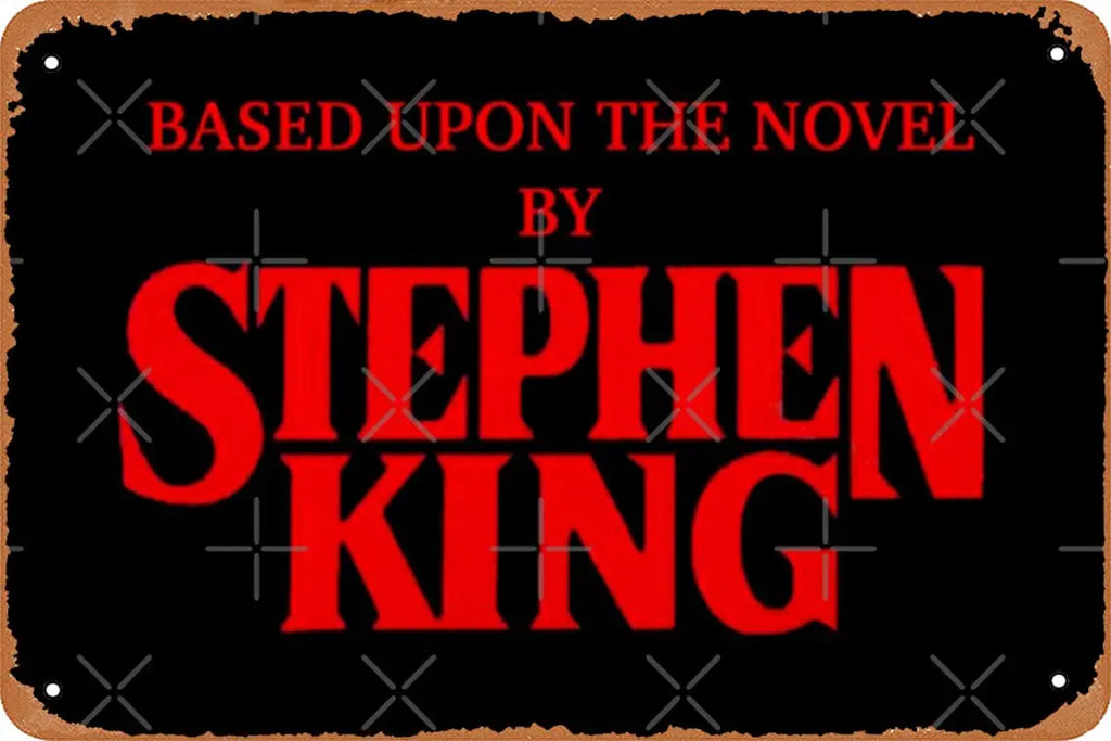 Based Upon the Novel by Stephen King — Metal Tin Sign