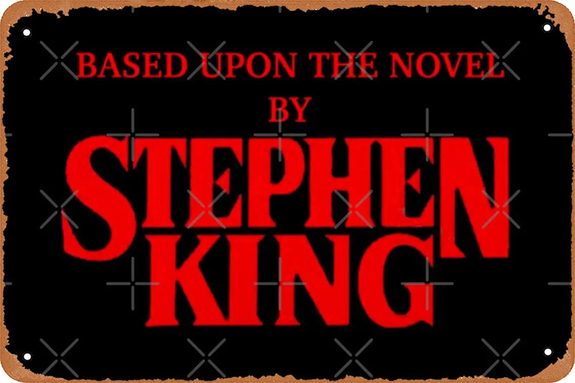 Based Upon the Novel by Stephen King — Metal Tin Sign