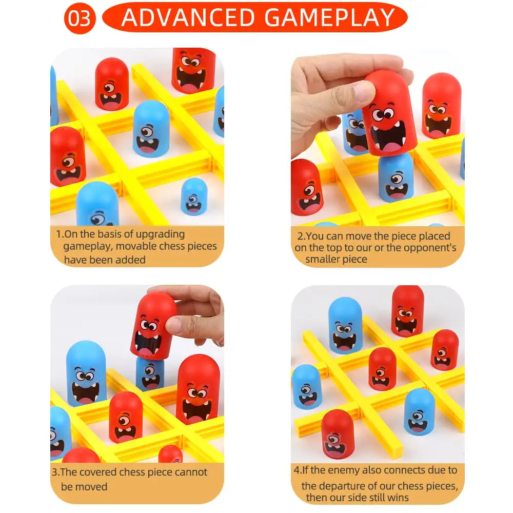 Gobble Up! — Stackable Noughts & Crosses Strategy Game