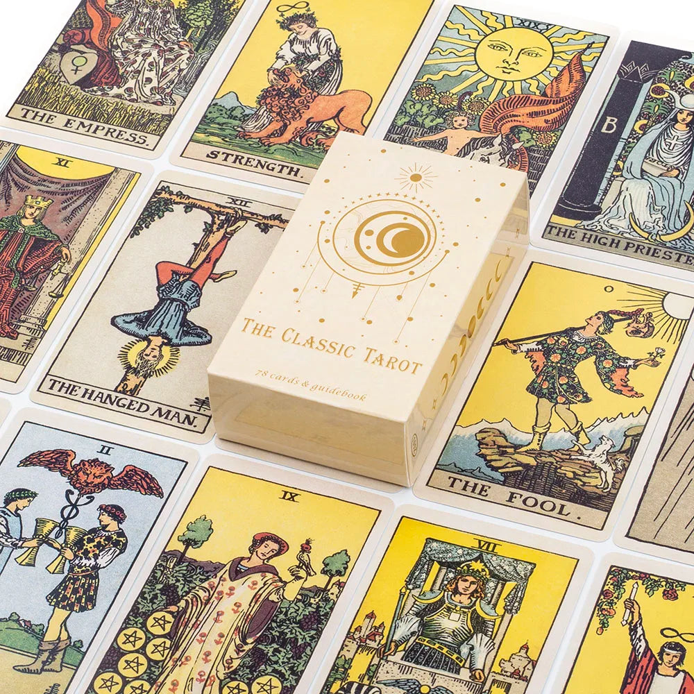 The Classic Tarot — 78-Card Illustrated Tarot Deck with Guidebook