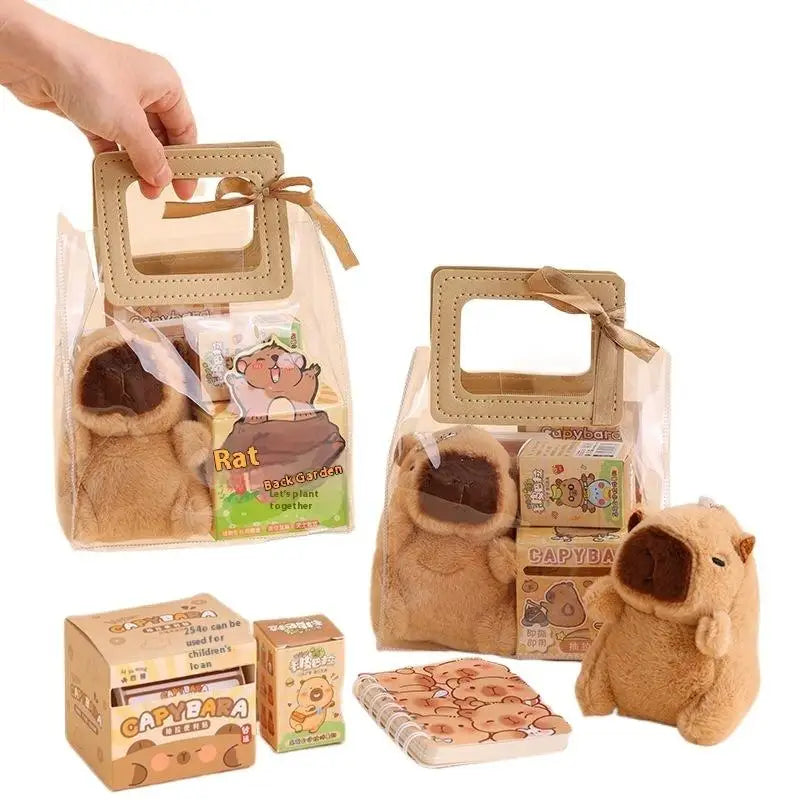 Capybara Club — Kawaii Stationery & Accessories Gift Set