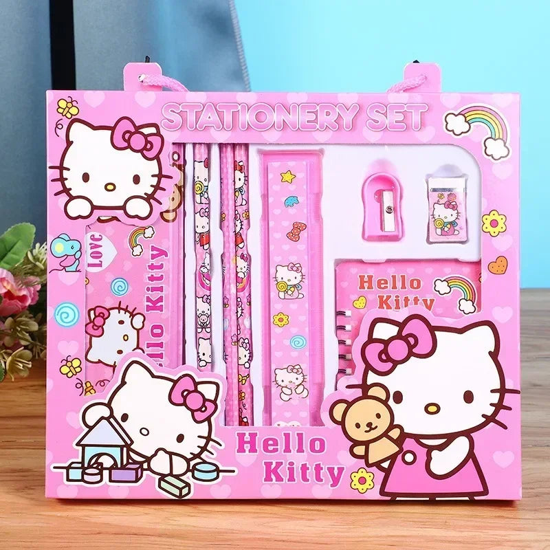 Sanrio Hello Kitty 14-Piece Stationery Gift Set — Cartoon Student Pack