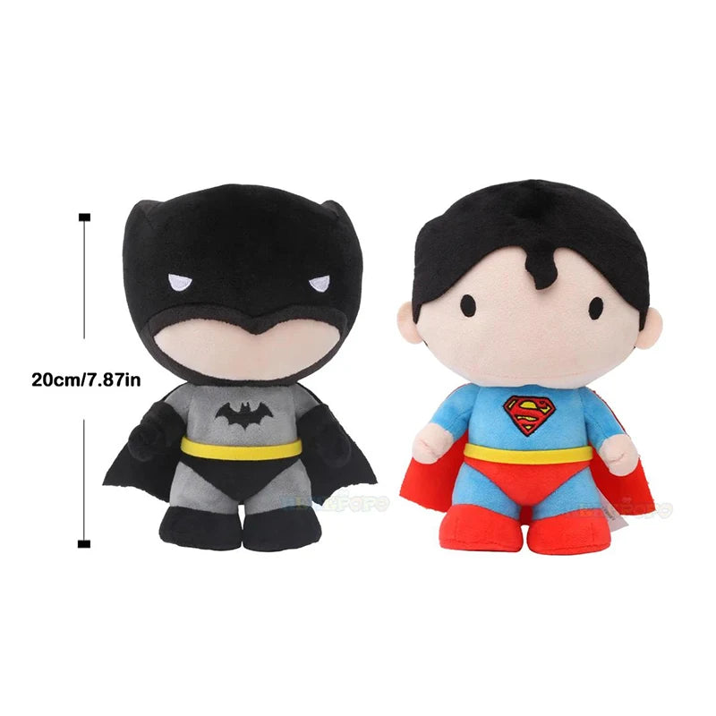 DC Comics Plush — Batman or Superman (Soft Stuffed Hero Doll)