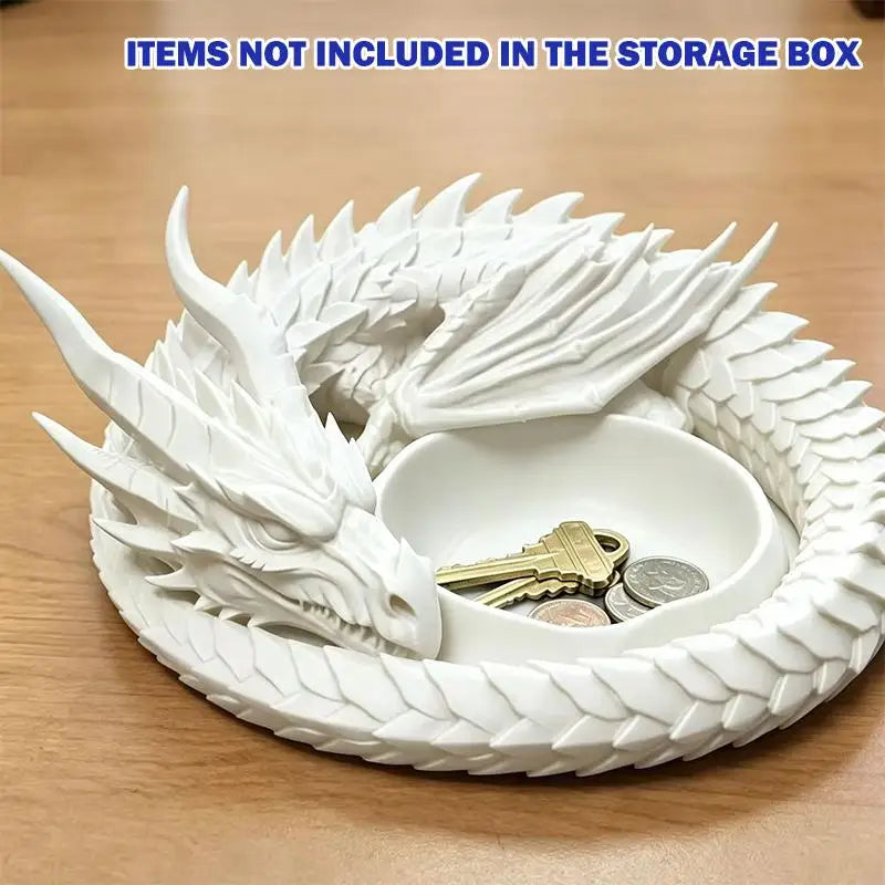 Dragon's Treasure Tray — 3D Printed Fantasy Jewellery & Trinket Holder