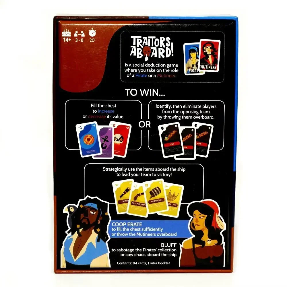 Traitors Aboard – The Ultimate Game of Strategy, Bluffing, and Betrayal!