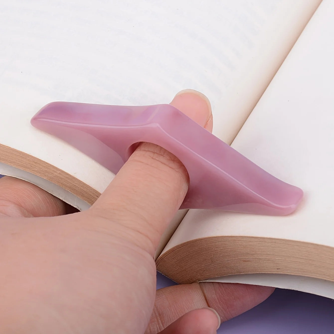 Resin Thumb Book Stand — Hands-Free Reading Aid