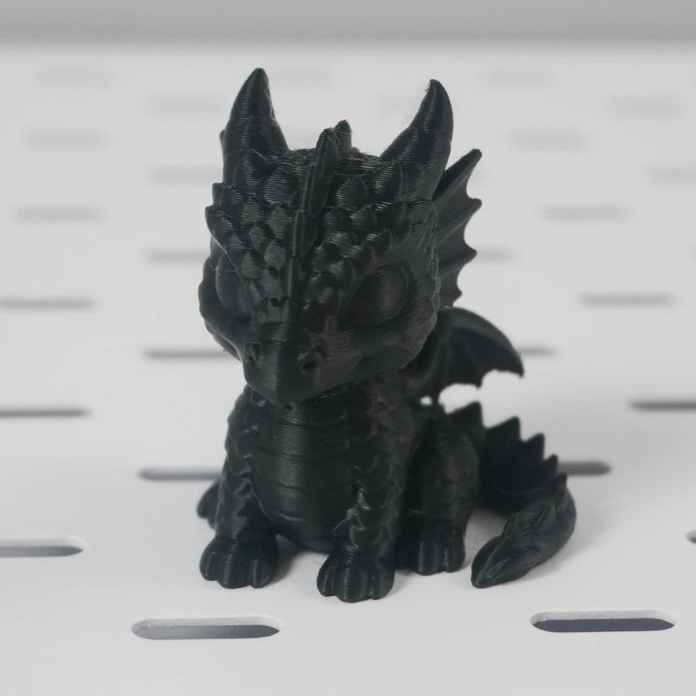 Baby Dragon Figurine — Cute Mini 3D Printed Fantasy Ornament