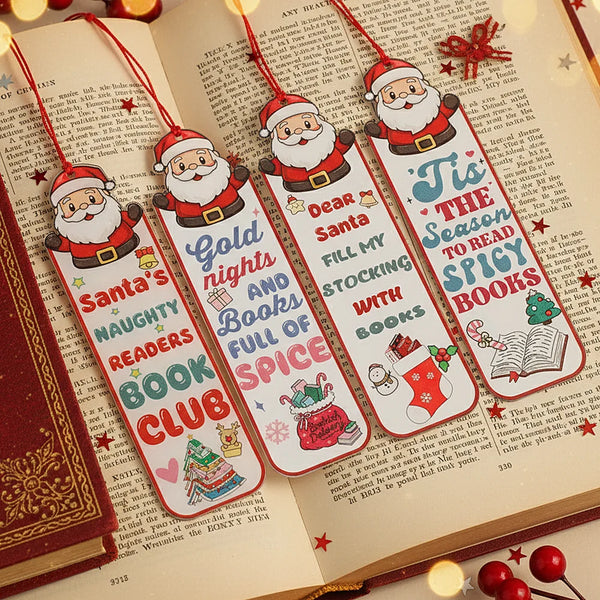 Christmas Acrylic Santa Bookmark