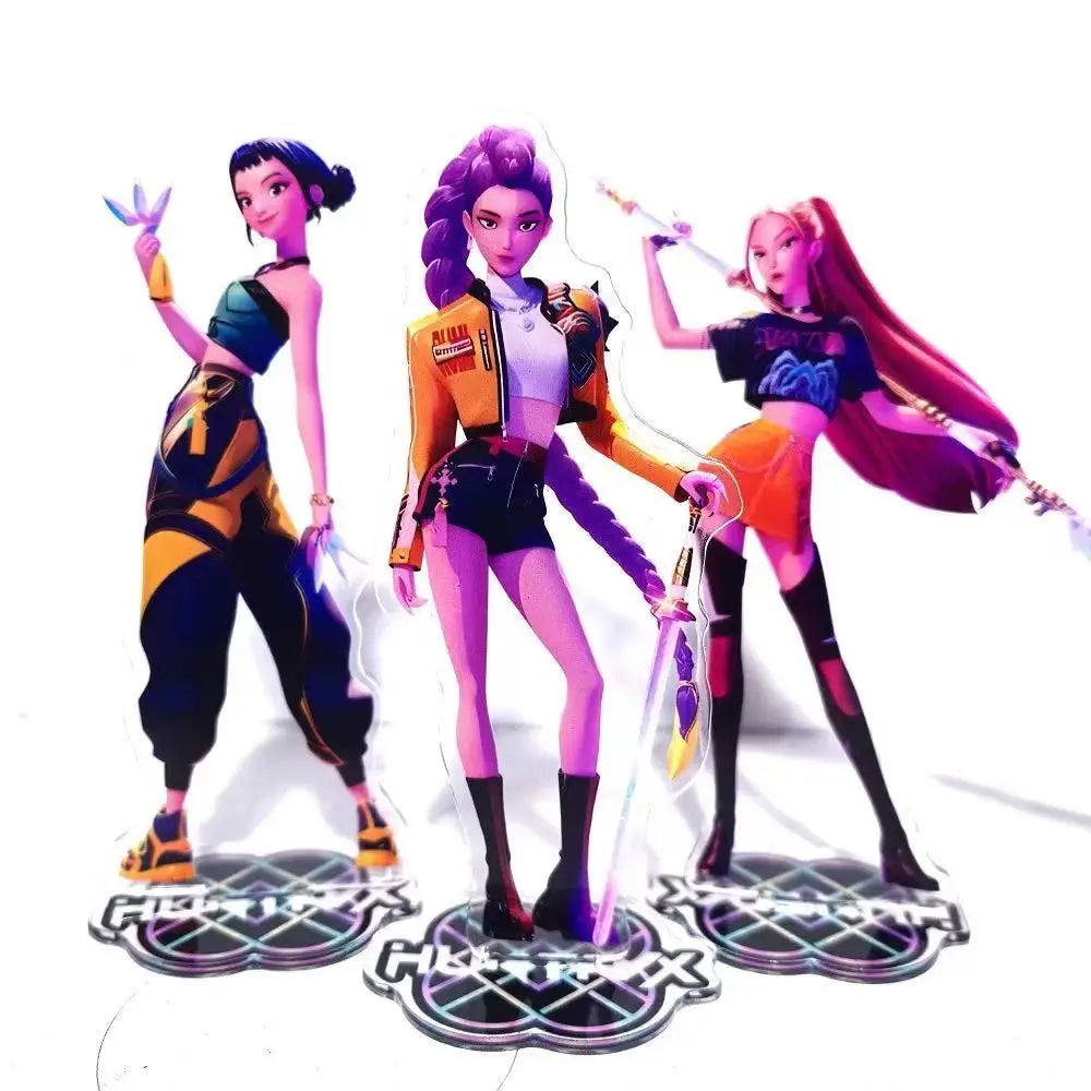 K-Pop Demon Hunter Acrylic Stand Figures — Rumi, Mira & Zoey